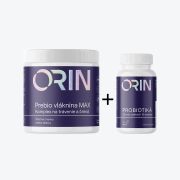 ORIN Prebio vláknina MAX + ORIN PROBIOTIKÁ