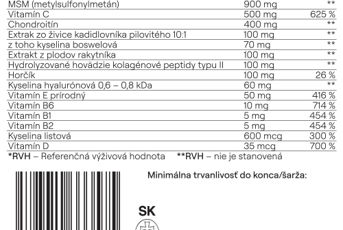 ORIN ELASTIC kĺbová výživa s kolagénom