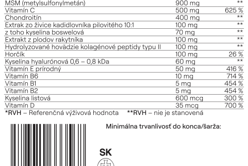 ORIN ELASTIC kĺbová výživa s kolagénom