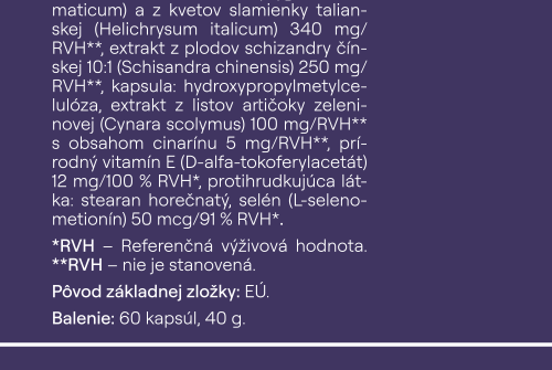 ORIN DETOX na detoxikáciu pečene