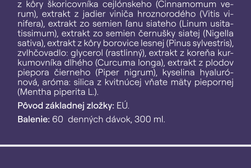 ORIN BODY BALANCE Polyfenoly