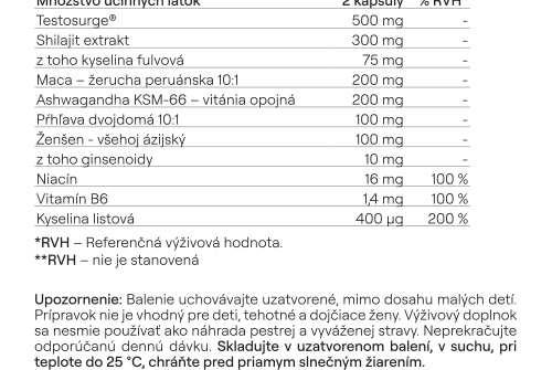 ORIN HERCULES prírodný zdroj testosterónu