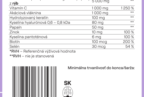 ORIN BEAUTY Kolagén komplex pre vlasy, nechty a pleť