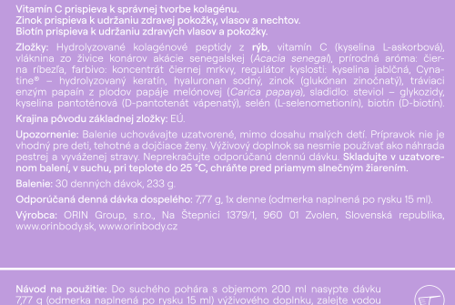 ORIN BEAUTY Kolagén komplex pre vlasy, nechty a pleť
