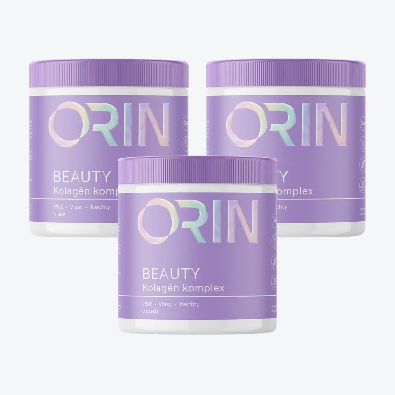 (A14) 3x ORIN BEAUTY kolagén komplex pre vlasy, nechty a pleť