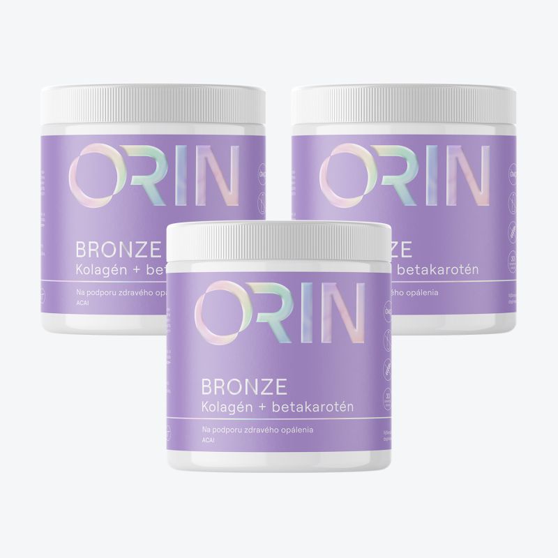(A29) 3x ORIN BRONZE kolagén s betakaroténom