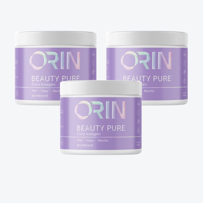(A35) 3x ORIN BEAUTY PURE neochutený kolagén